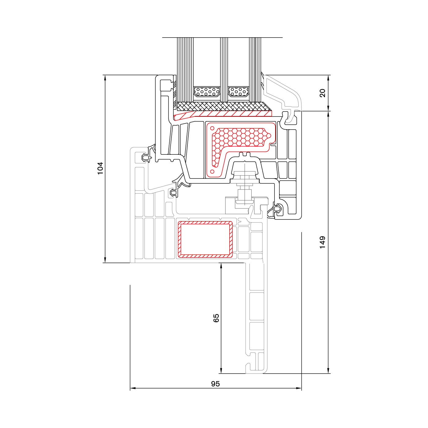 Disegno Tecnico Nodo Z65 Sekur
