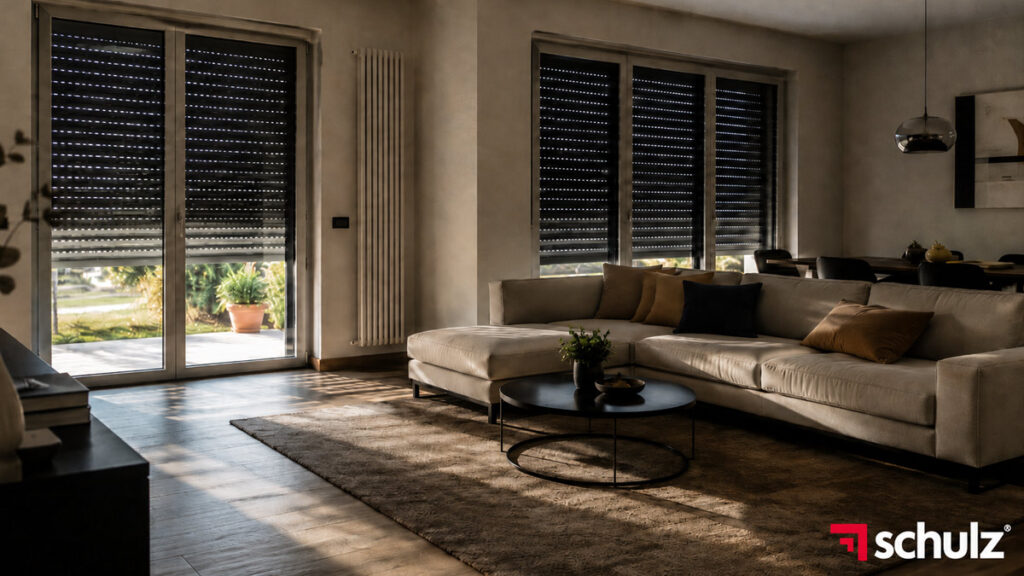 Casa fresca d'estate con serramenti e sistemi oscuranti Schulz Italia