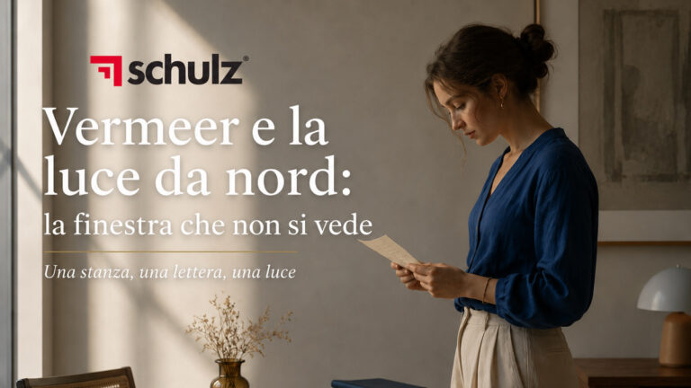 Luce naturale in casa ispirata ai dipinti di Vermeer